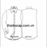 Bảng size thiết kế rập áo sơ mi nữ dành cho người Việt Nam.