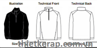 Tài liệu áo jacket nam tay raglan RY1014 | Thiết kế rập Toán Trần