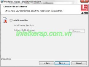 Hướng dẫn cài đặt Lectra Modaris V7 - Thiết kế rập Toán Trần