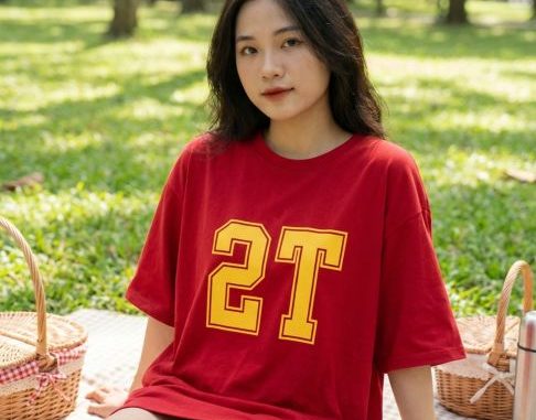Thiết kế rập áo thun phom rộng cho khách hàng trẻ