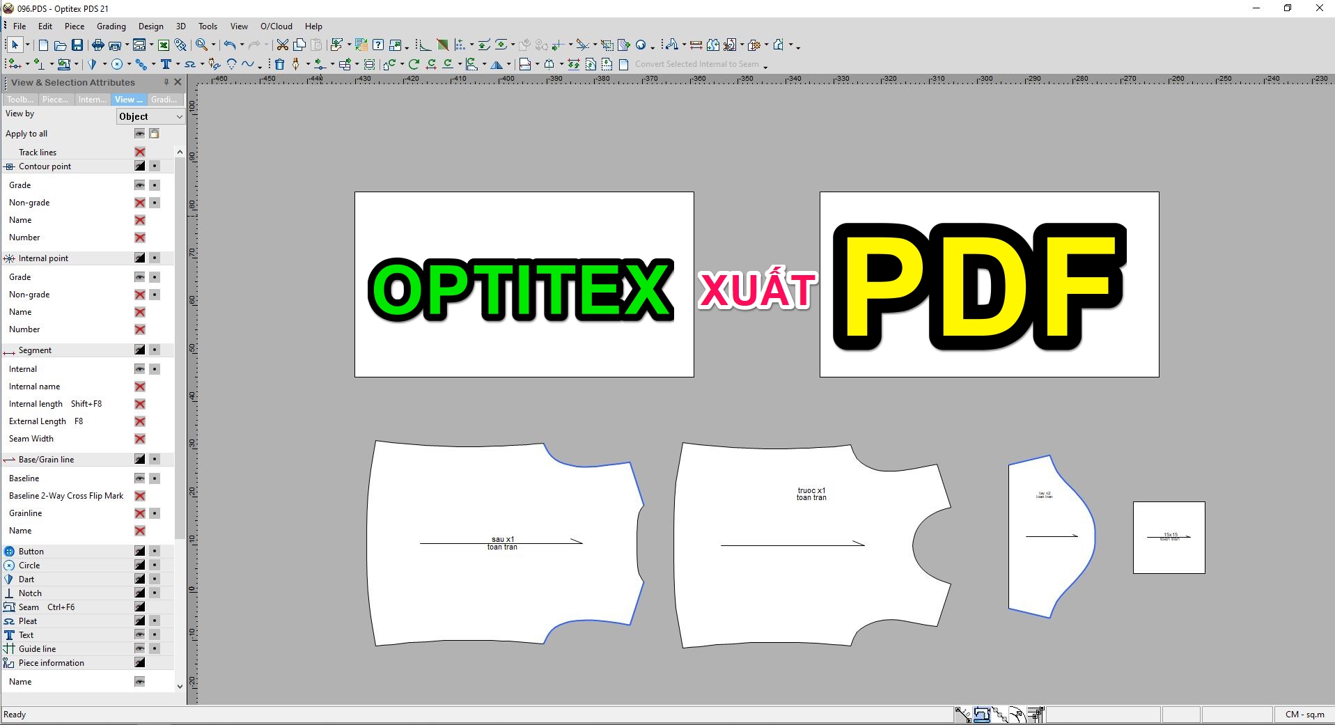 OPTITEX XUẤT FILE PDF