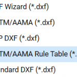 Sự khác nhau giữa các file dxf