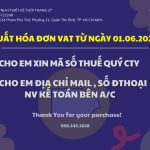 THÔNG BÁO VỀ VIỆC CUNG CẤP HÓA ĐƠN ĐIỆN TỬ VÀ PHƯƠNG THỨC THANH TOÁN
