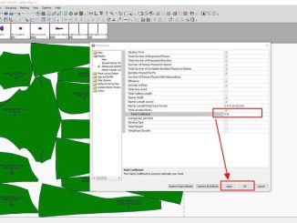 Bảng điều khiển Preferences trong Optitex chỉnh thông số Yield Coefficient
