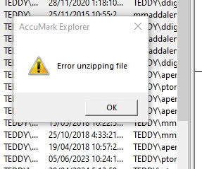 Thông báo lỗi error unzipping file khi import rập Gerber trên máy tính